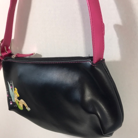 Disney Tinker Bell purse rhinestones pink handle - Picture 5 of 8